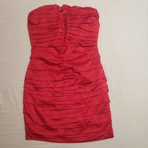 EXPRESS Hot Pink Party Mini Dress 2000s Era